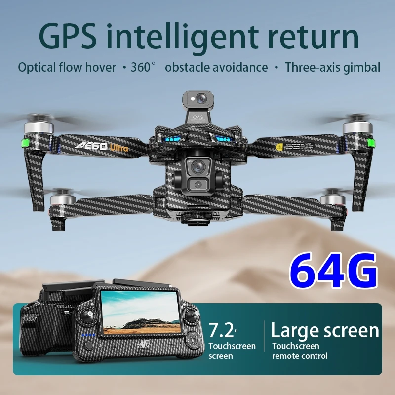 

A60 MAX Professional Camera 4k HD Drone UAV Camera Optical Flow Camera Aerial Quadcopter