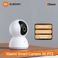 Xiaomi  Smart Home 360° Security Camera Mi PTZ 2K Webcam 1296P 3 Megapixel AI Human Detection Night Vision Webcam Work With Miji