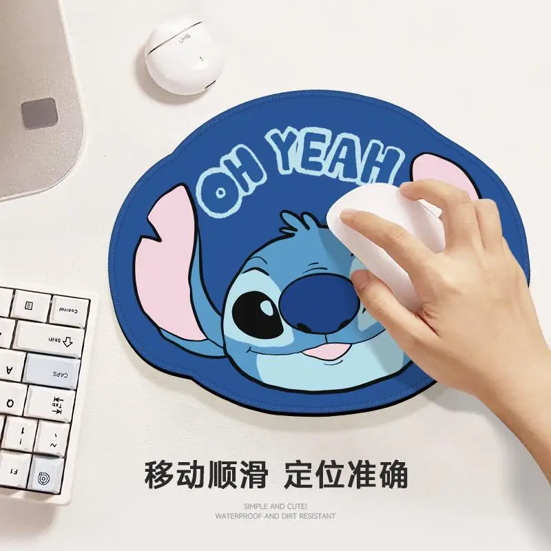 Kawaii Disney Stitch Lotso Mouse Pad Cartoon Special-Shaped Waterproof and Anti-Fouling Portable Notebook Anti-Slip Mouse Pad