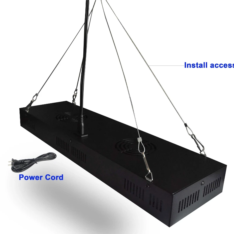 Super Large Aluminum Shell LED Red Blue Light Plant Growth Panel Light CRI90 IP44 Fast Delivery