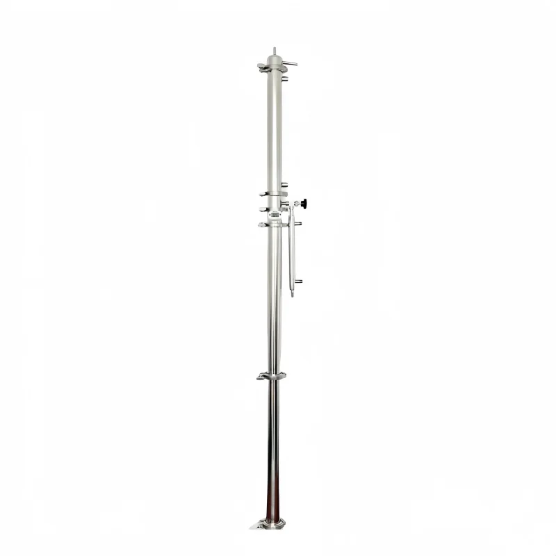 2inch/1.5inch Home-brewed Tri-clamp Rectification Column,Reflux Column For Distillation Sanitary 340 Stainless Steel