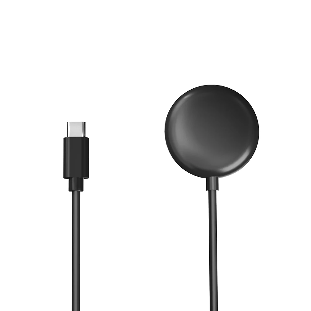 Kabel Dok pengisian daya magnetik untuk Google Pixel Gen 1 pengisi daya jam pengganti USB Port tipe-c hitam 3,3 kaki 100cm kualitas bagus