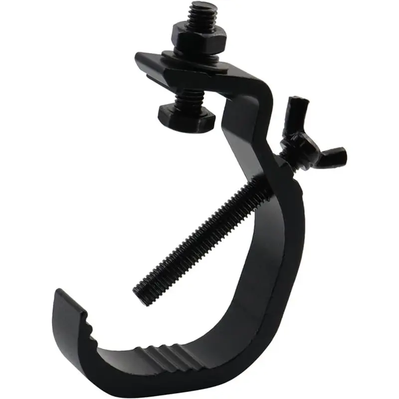 سبيكة الجمالون المشبك شماعات 6 قطعة الثقيلة المرحلة الإضاءة المشابك ل DJ العارض الاسمية الأضواء تتحرك إضاءة أمامية-A57X #4