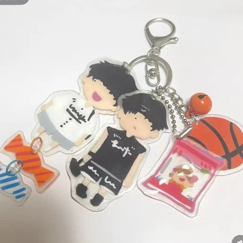 TV Series Revenged Love Tian Yuning Zi Yu Cosplay Keychain Kawaii Acrylic Pendant Keyring Keychain Ornament Bag Accessories Prop