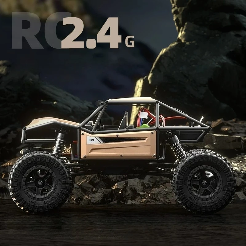 JJRC-C8808 4WD RC Crawler 1/18 Full Scale Professional Tubular Rack Car Powerful Shock-Damping Motor Simulation Toy Car Model