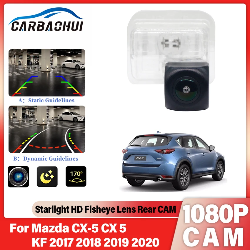 Rear view Camera For Mazda CX-5 CX 5 KF 2017 2018 2019 2020 CCD Full HD Reverse Parking Camera Waterproof high quality RCA