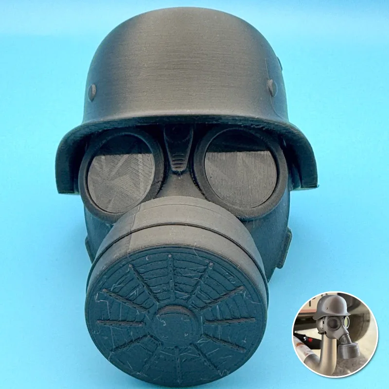 Creative Cover Cap Trailer Coupling 3d Printing Shaped Hitch Decorative Car Trailer Tail Mounted Gas Mask
