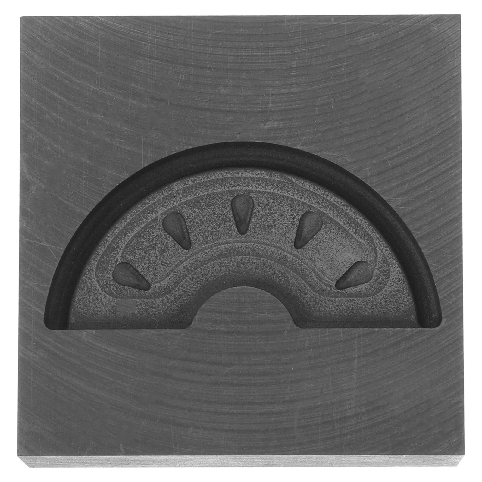 

Unique Shape Graphite Mold Versatile Melting Casting Tool Aluminum Die Coin Crucible Metal Jewelry Alloy Ingot Mold Components