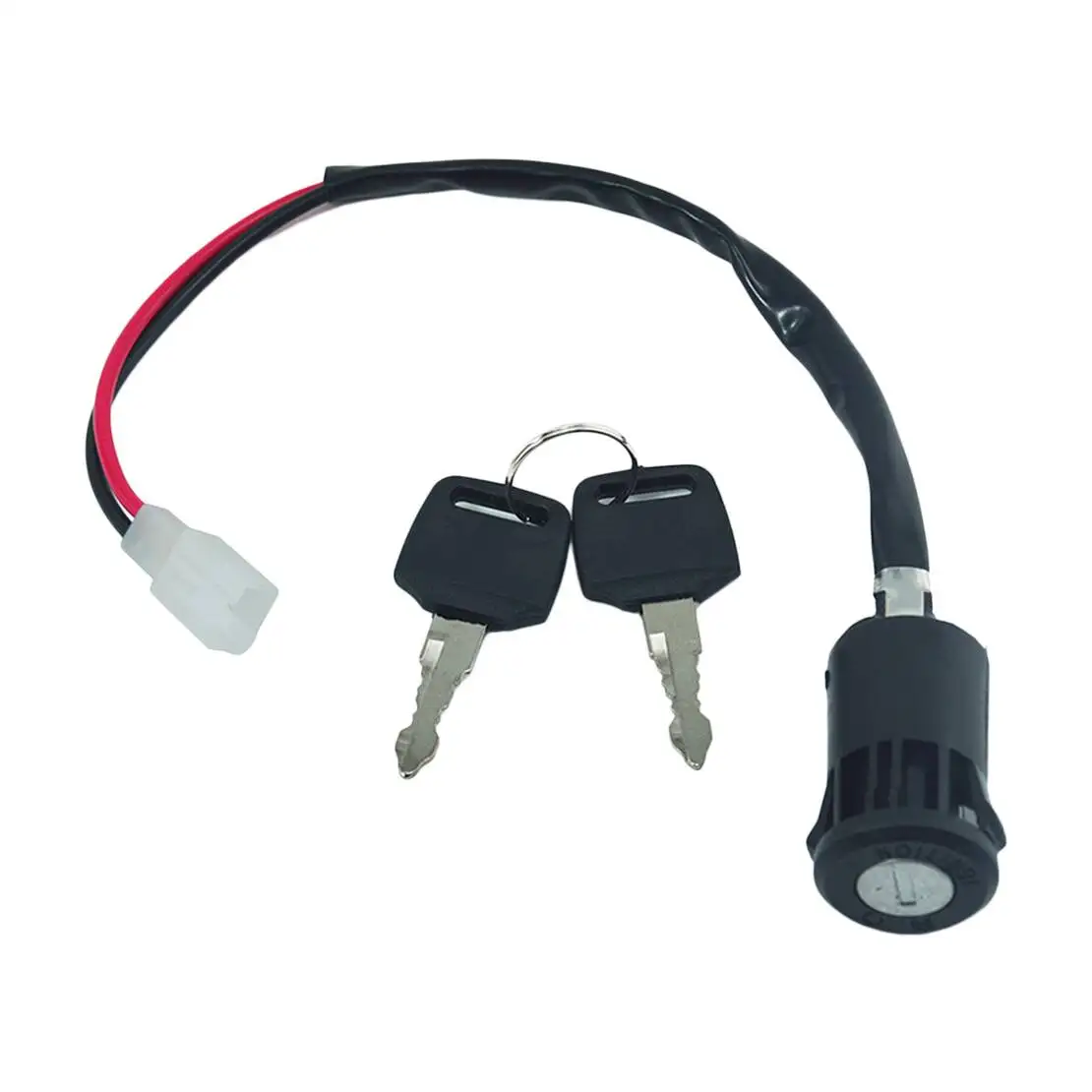 

2 Wire Plug Ignition Lock Switch Key Fit for Motorcycle Electric Mini Moto Dirt Pocket Bike ATV Quad Go Kart Scooter E-Bike New