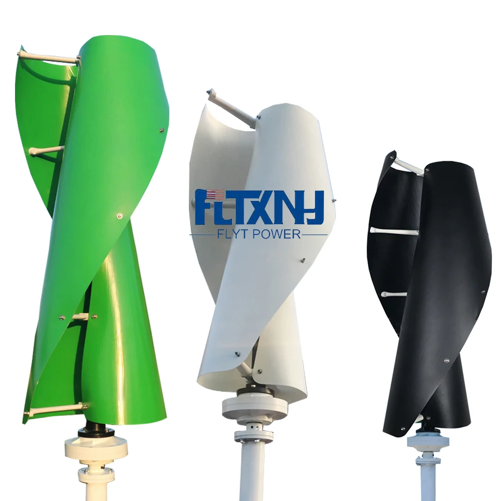 1KW 5KW 10KW Small Wind Turbine Vertical Windmill Naturl Renewable Free Energy Power Hybrid Wind Turbine System