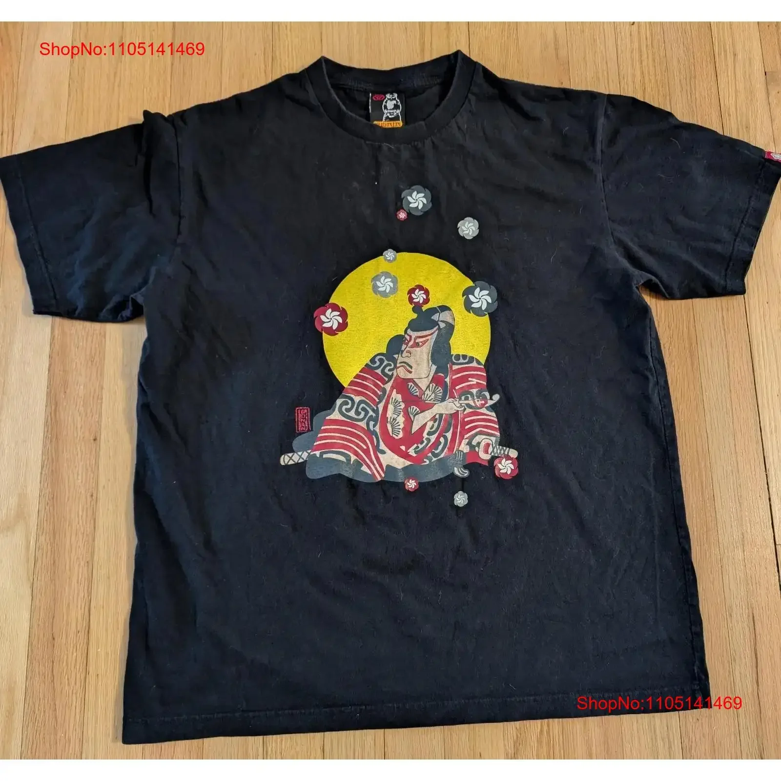 VTG Japón Ronin camiseta grande samurái emperador patinador Punk japonés Tailandia vintage lavado moda cómoda