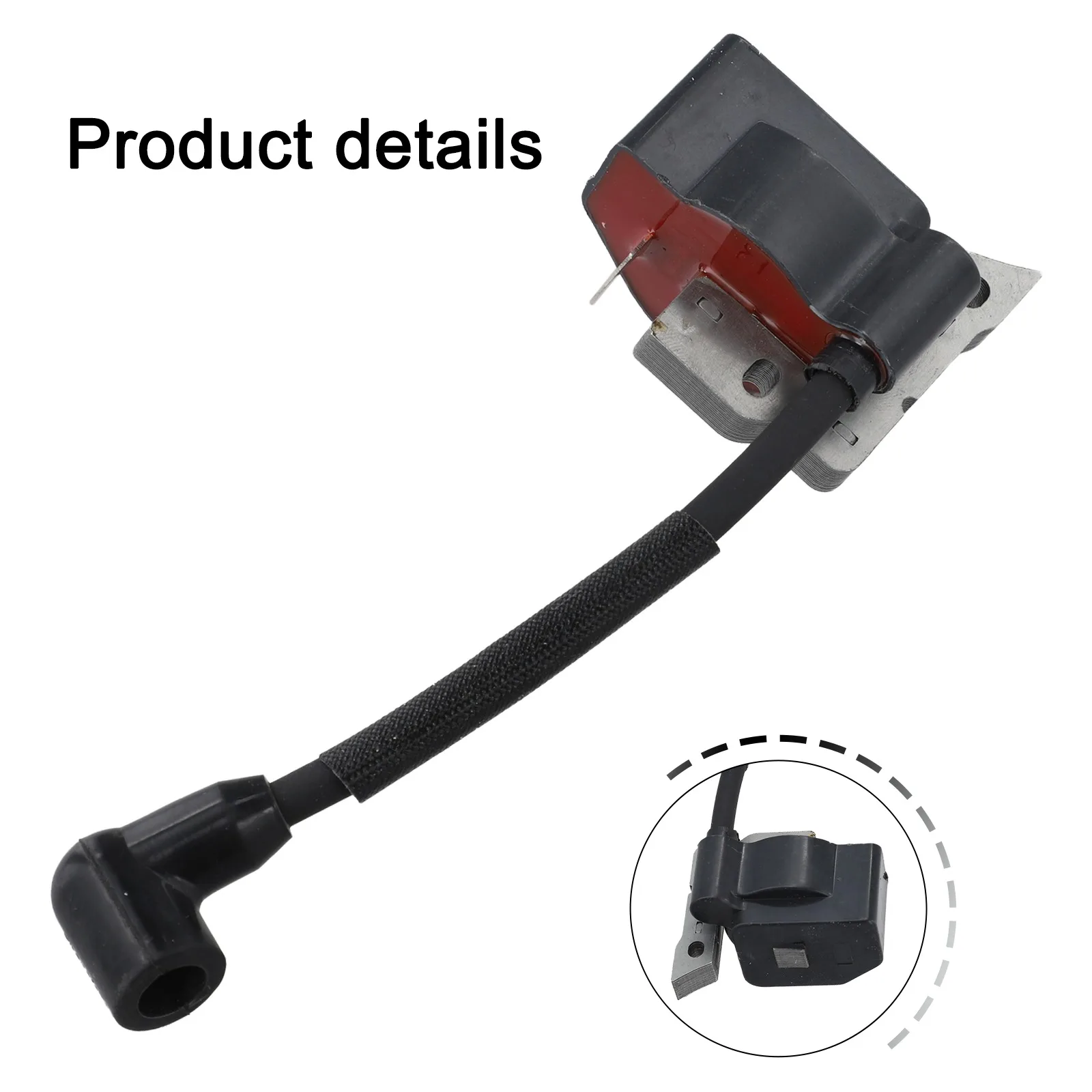 Black Ignition Module Coil Engine Efficiency Easy Installation Reliable Operation Engine Efficiency Optimization