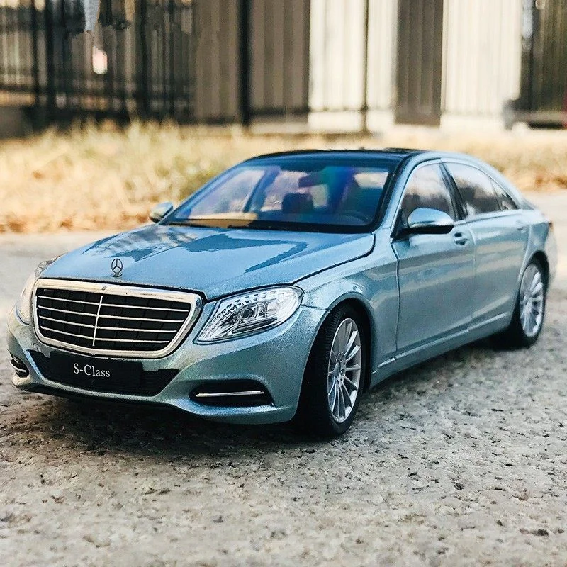 WELLY 1:24 Mercedes-Benz S-Class S500 Alloy Car Model High Simulation Diecasts Metal Toy Vehicles Car Model Collection Kids Gift