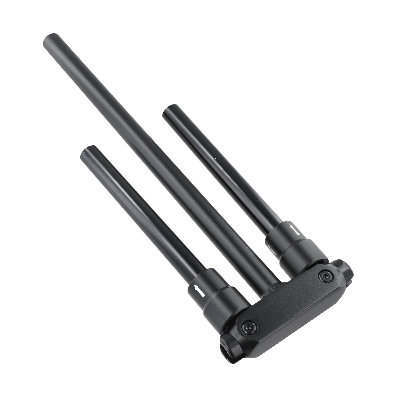 

Black Scooter T-bar Folding Kick Scooter Handlebar Scooter Upgrade Scooter Maintenance Black For Kugoo Scooter