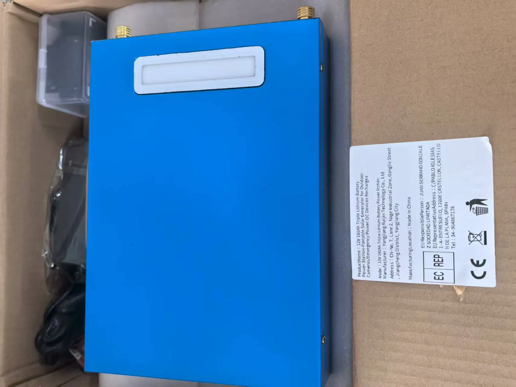 

12V180A# portable power station solar generator battery DC outdoor camera emergency power supplyLarge capacity lithium battery