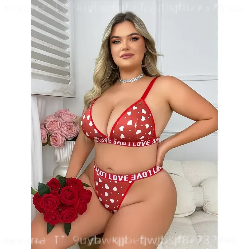 Sexy Comfortable Plus Size Bra Set Wireless Summer Thin Anti Sagging Adjustable Underwear 4XL Ultra Thin