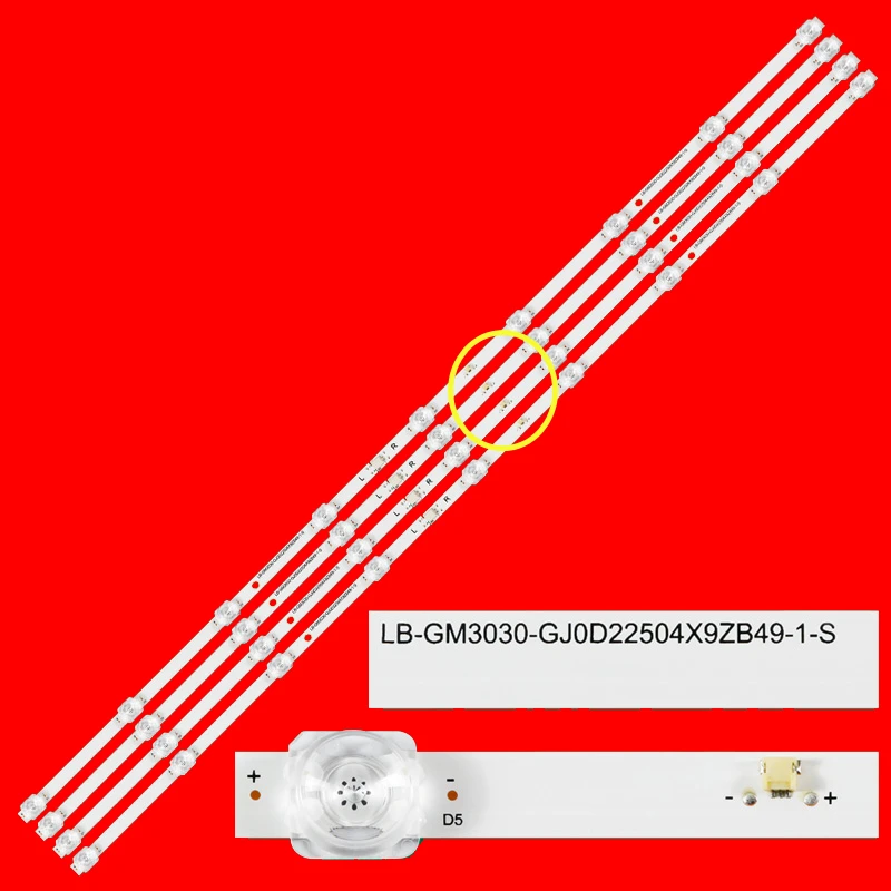 3v podświetlenie LED dla L50M5-5ARU L50M5-AD LED-50U670PLED50U570P 0D50D09-ZC23AG-03 K50DLP8F 50V9U XMNJ50D09-ZC26AG-02