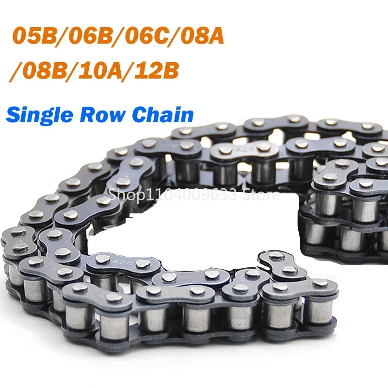 Transmission Chain 05b/06b/06c/08a/08b/10a/12b Drive Single Row Chain For Industrial Transmission Short Pitch Roller Chain
