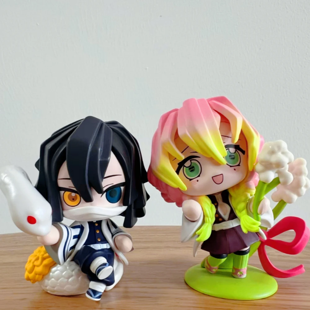 HOT 12 Styles Demon Slayer Anime Figure Set Q Version PVC Collectible Model Toy for Kids Adults Anime Fans Gift image 3