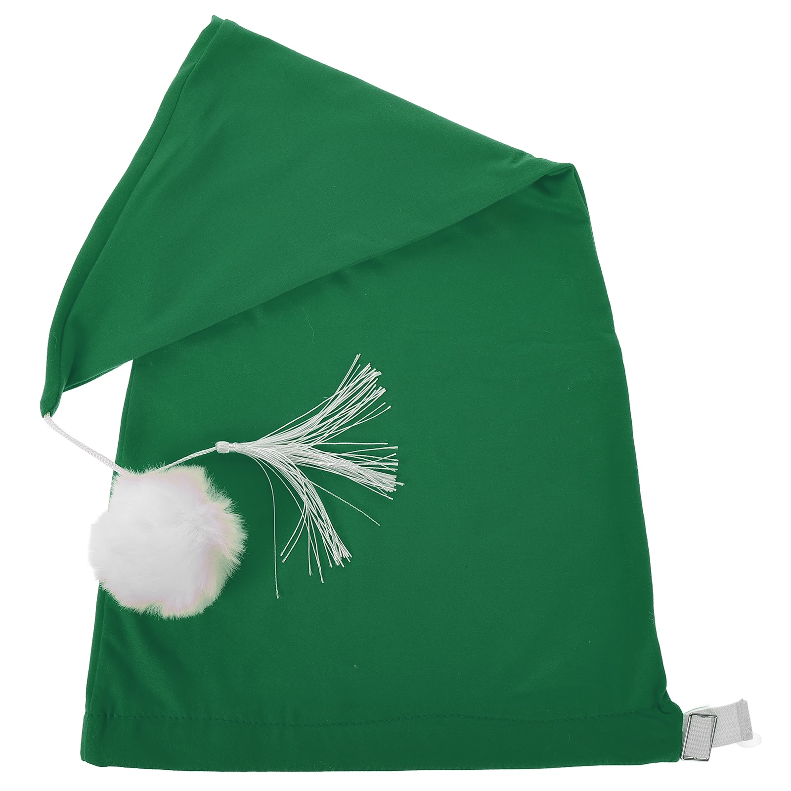 

1pcs Christmas Santa Hat Lightweight Comfort Dwarf Costume Prop for Women Party Photo Blended Decorative Cap Universal Fit