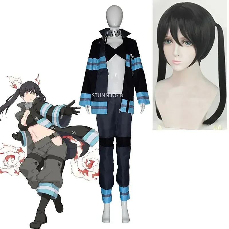 Anime Fire Force Tamaki Kotatsu Cosplay Costumes Halloween For Women Role Playing Clothing Suit Party Sexy Uniform MN3