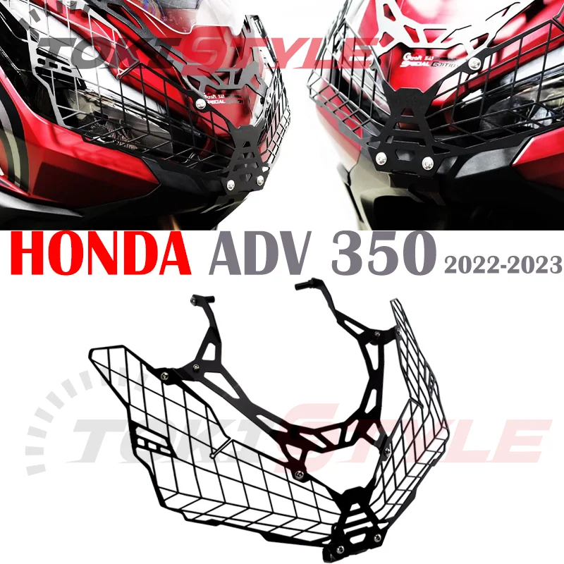 

Fits For ADV-350 2022 2023 ADV 350 22'-23' ADV350 Motorcycle Accessories Front Headlight Grille Guard Cover Protector Decorative