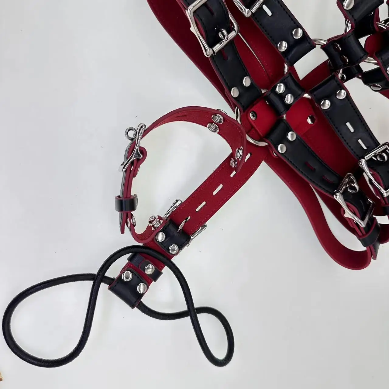 BDSM K9 Bondage clothing Dog Hood Binding band Puppy Play Mouth Ball Sex toys Role-Playing Male Female Adult Games