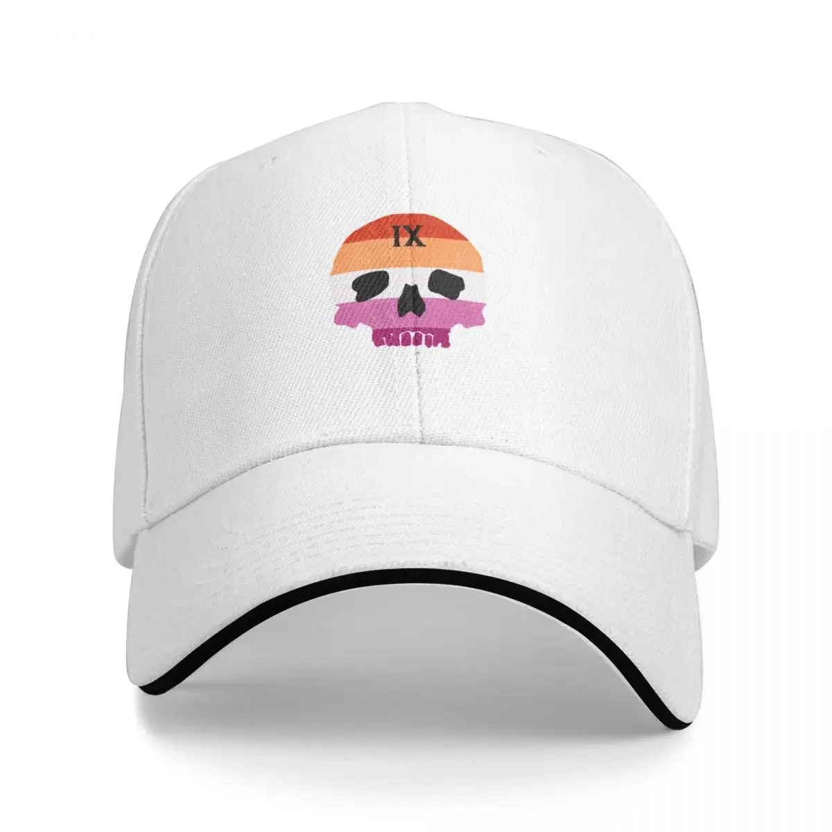 Ninth House (Lesbian Flag)Cap Baseball Cap baseball cap |-f-| Sun cap golf hat women Men's