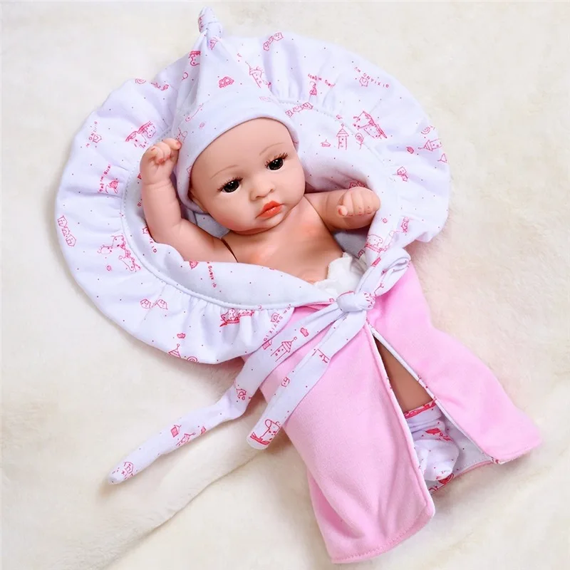 Baby Reborn Dolls Outfits Clothing For 12 Inch Baby Doll 30cm Winter Plush Pajama Set Dress T-Shirt Pants Clothes Accessories