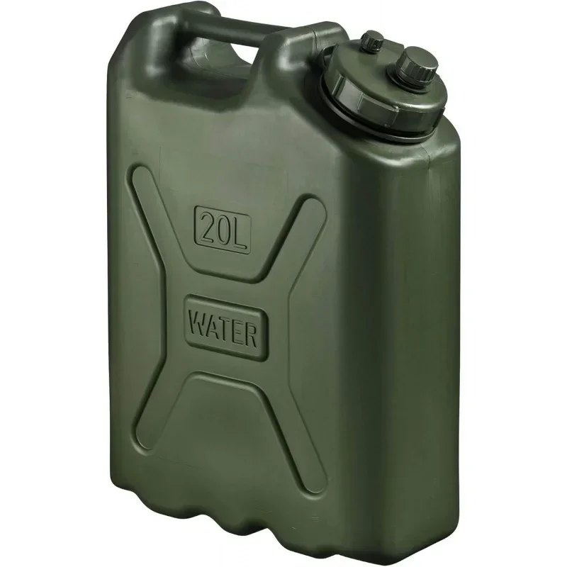 QWScepter BPA Durable 5 Gallon 20 Liter Portable Military Water Storage Container for Camping,Outdoors and Emergency Management,