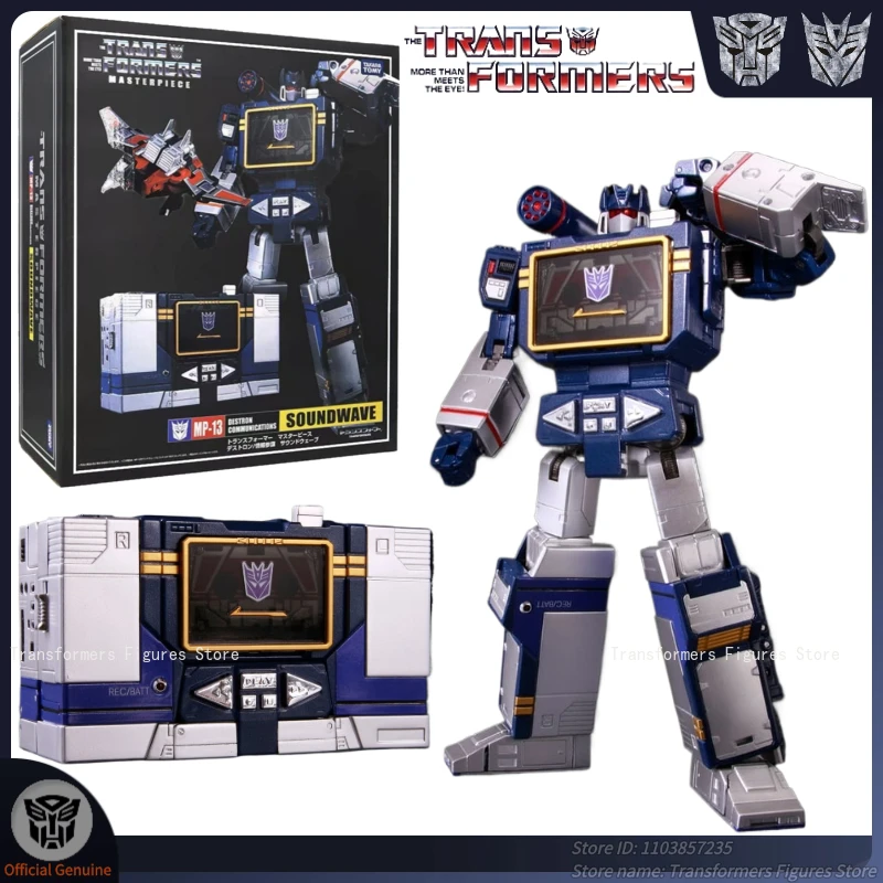 Na Stanie Masterpiece Transformer MP-13 Ko Soundwave G1 Figurka Filmowa Model Anime Akcja Robot Transformujący Zabawki Prezenty Festiwalowe