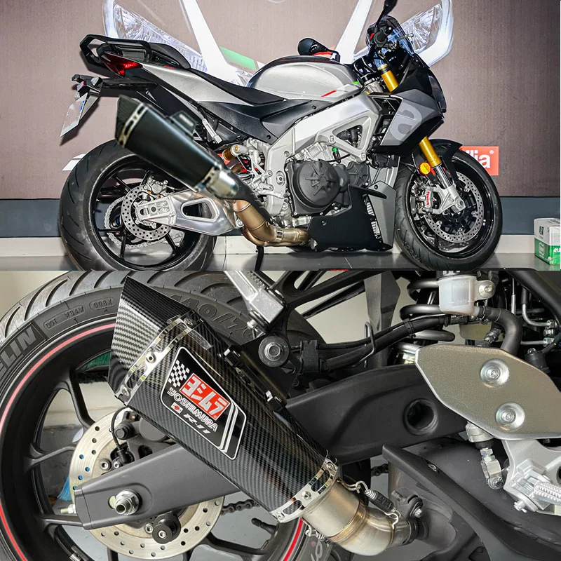 

51 мм мотоцикл для Aprilia-Tuono V4, глушитель Yoshimura FZ1 R6 R15 R3 ZX6R ZX10R Z900 1000 CBR1000 GSXR1000 650 Nmax Tmax