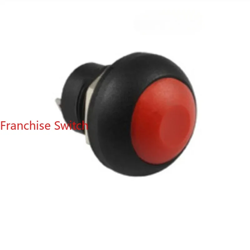 

10PCS original genuine PB12 red button switch opening 12MM waterproof self-reset power