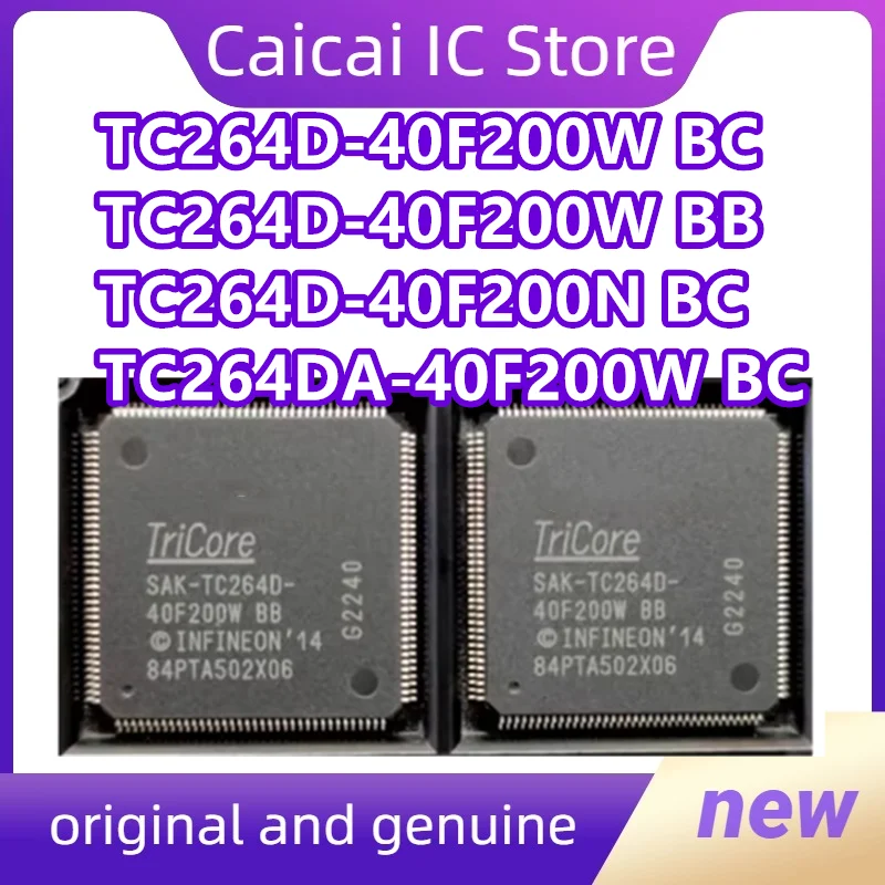 

SAK-TC264D-40F200N BC SAK-TC264D-40F200W BB SAK-TC264D-40F200W BC SAK-TC264DA-40F200W BC QFP144 Чипсет 1 шт./лот