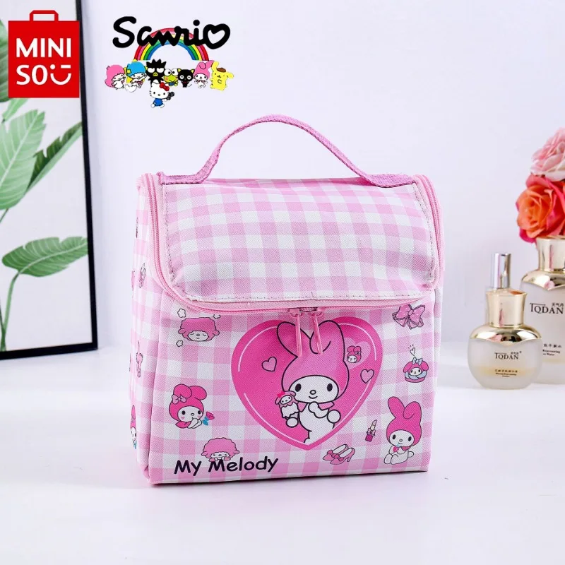 Miniso Sanrio New Makeup Bag Fashionable and High Quality Waterproof Wash Bag Large Capacity Multi Functional Storage Bag