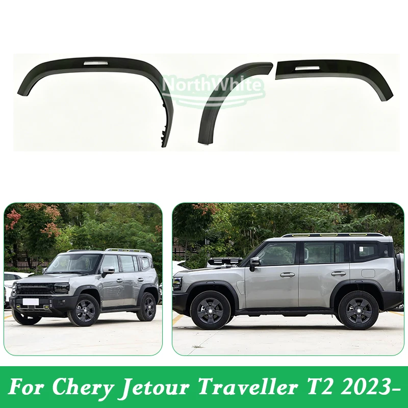 

Fender Flares For Chery Jetour Traveller T2 2023 Wheel Arch Eyebrow Mudguard Protector Trim Exterior Accessories