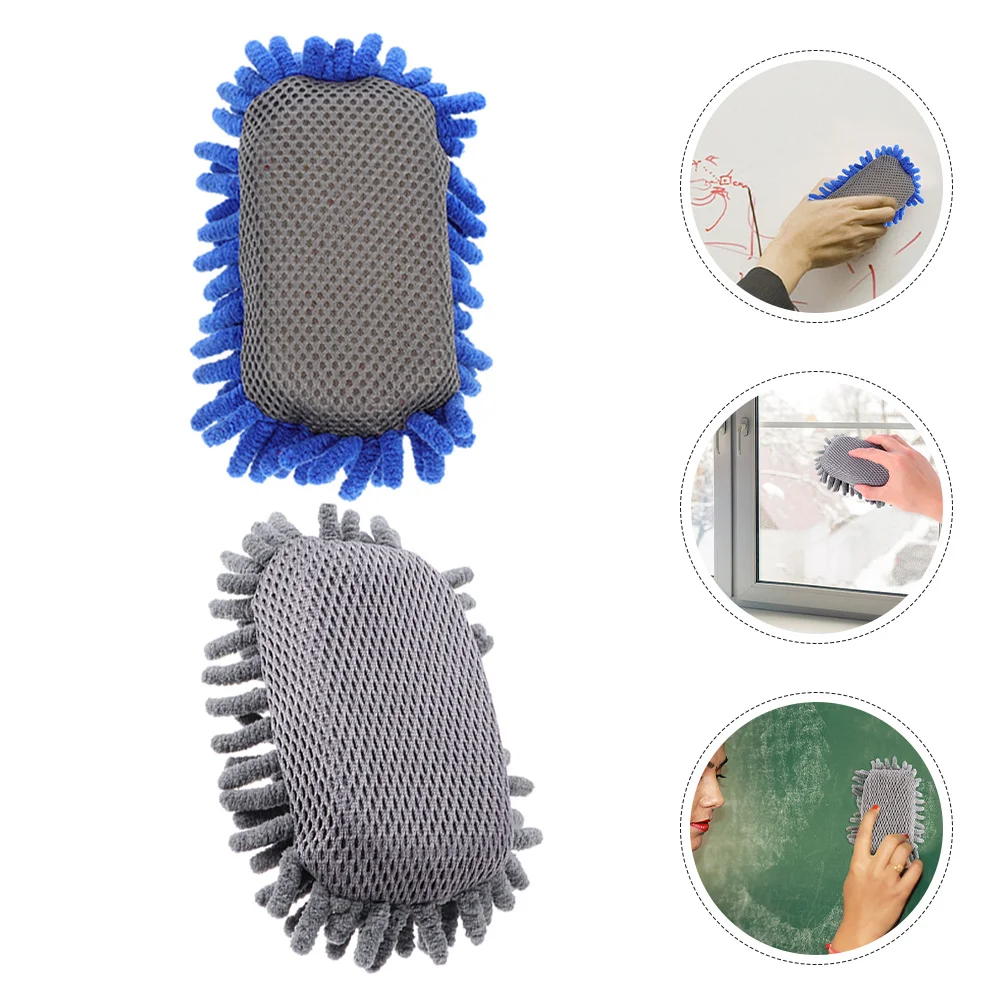 

4Pcs Whiteboard Cleaning Tools Soft Chenille Eraser for Blackboard Glass Surface Washable Small Dry Board Eraser