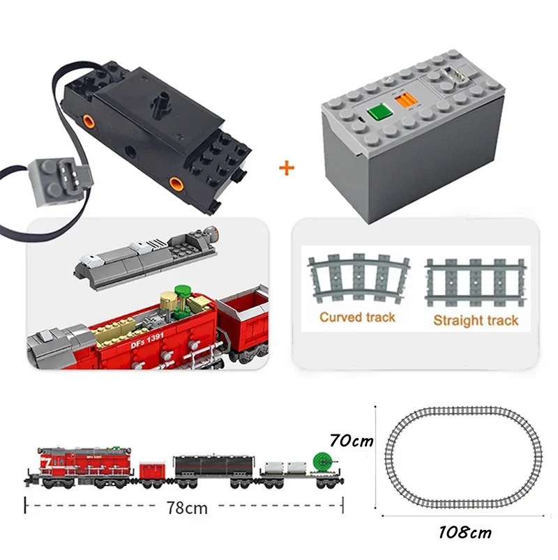 Juguetes tecnológicos DIY KAZI, nuevo tren urbano, función de potencia, bloques de construcción, ladrillos de alta tecnología para niños, Compatible con todas las marcas, tren ferroviario
