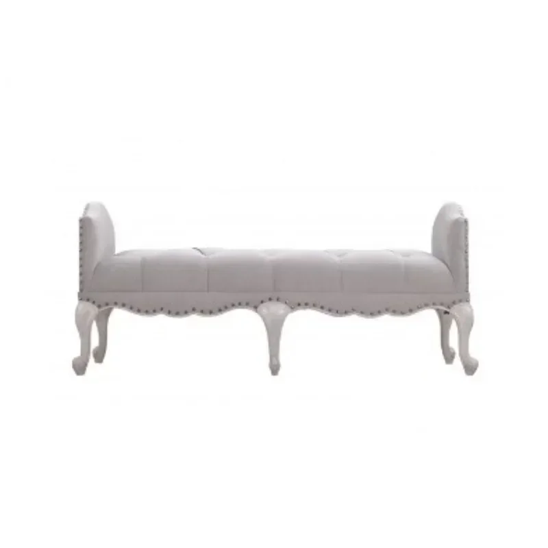 American Bedroom Sail Stool Concubine Bed Bench Full Solid Wood Tea Bench Nordic Bedroom Room Front Bed