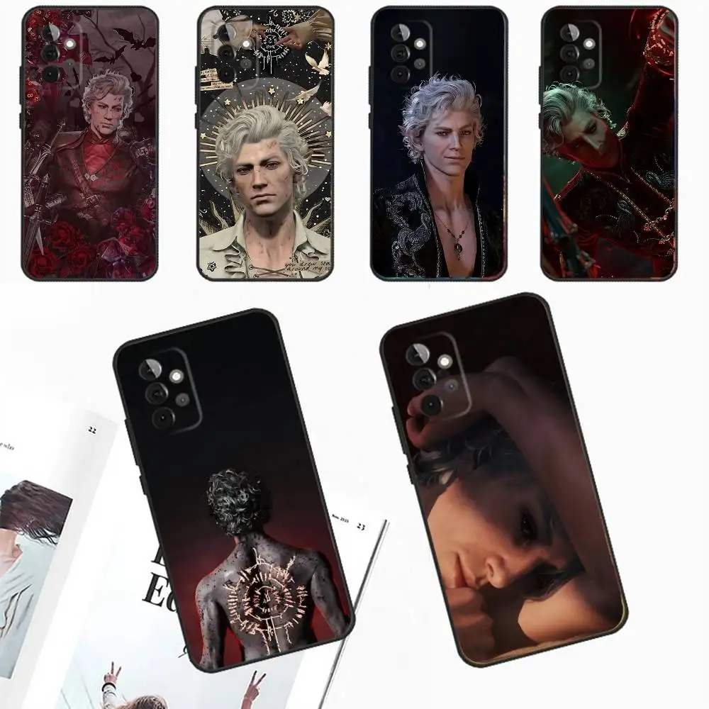 

Astarion B-BaldurS G-Gate 3 Phone Case For Samsung Galaxy A13,A21s,A22,A31,A32,A52,A53,A71,A80,A91 Soft Black Phone Cover