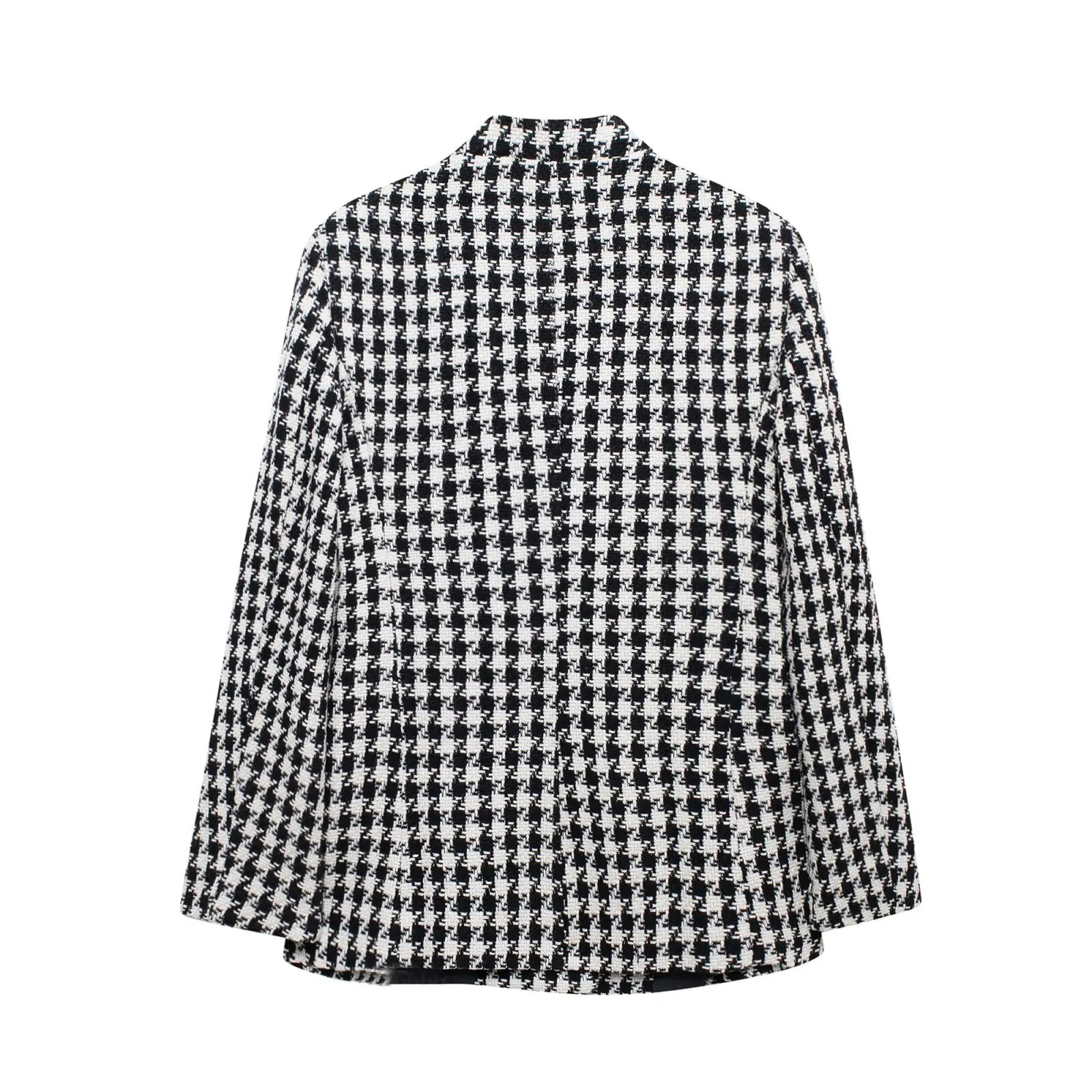 2024 houndstooth high-end Chanel style tweed fabric clothing suit jacket for clothes fabric handmade