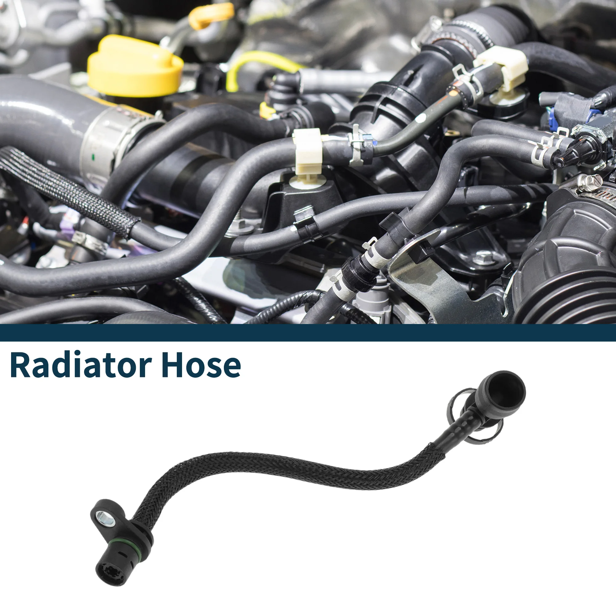 

Motoforti Шланг радиатора Шланг обогревателя Выпускной шланг радиатора для BMW X5 19-22 No 11157934559 Резиновая трубка охлаждающей жидкости Черный 1 шт.