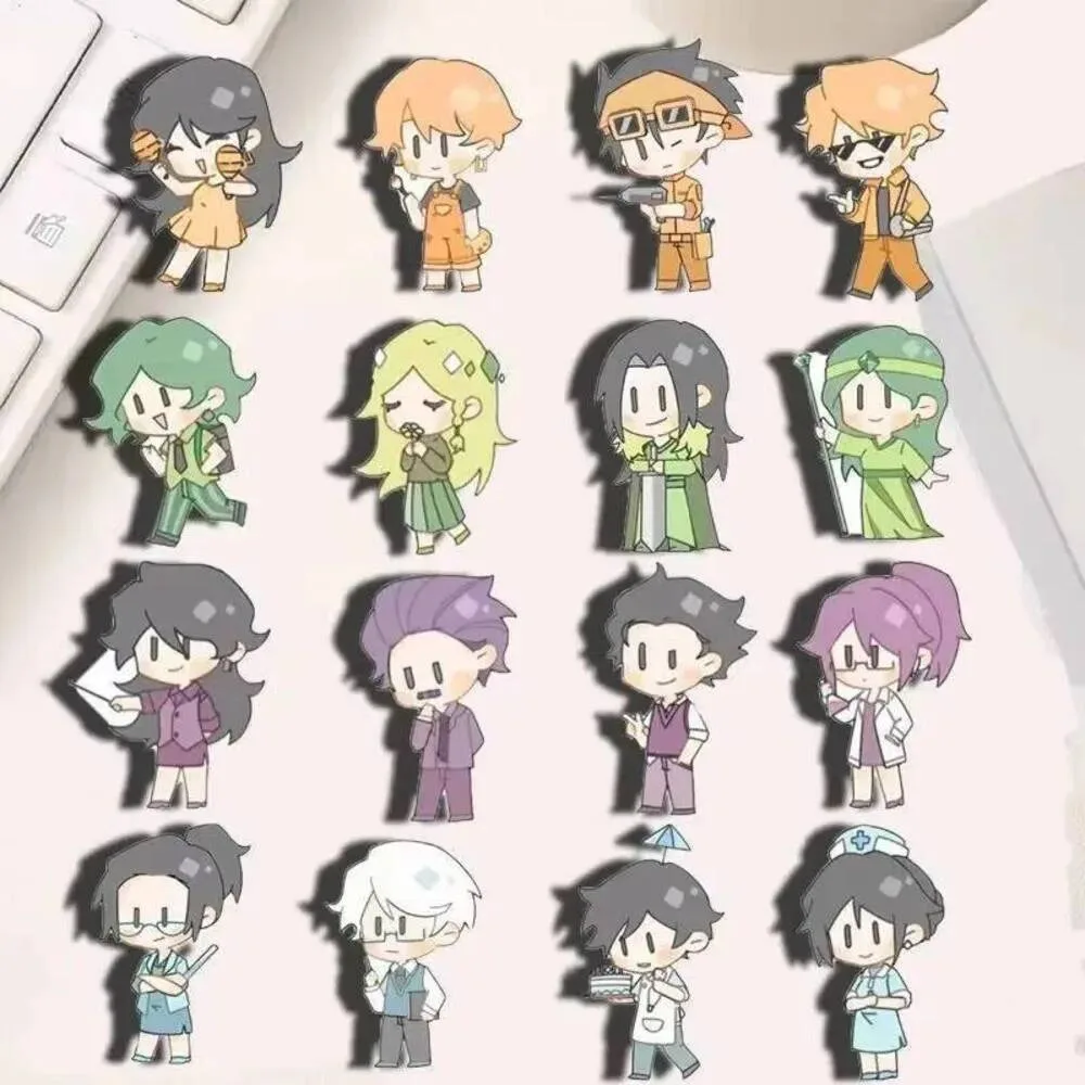 

16 шт. MBTI индивидуальные типы 16 психология аниме значок брошь булавка одежда украшение рюкзака лацкан персонализированная нагрудная бирка