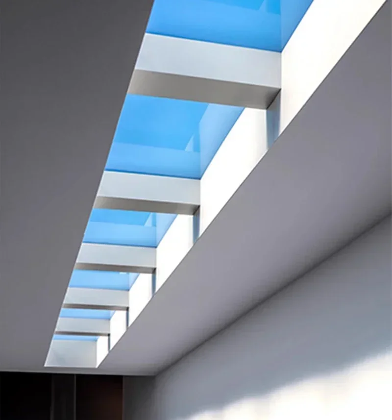 Smart Control Blue Sky Light LED Ceiling Lamp- Square Dimmable Decorative Sun Light for Home Office