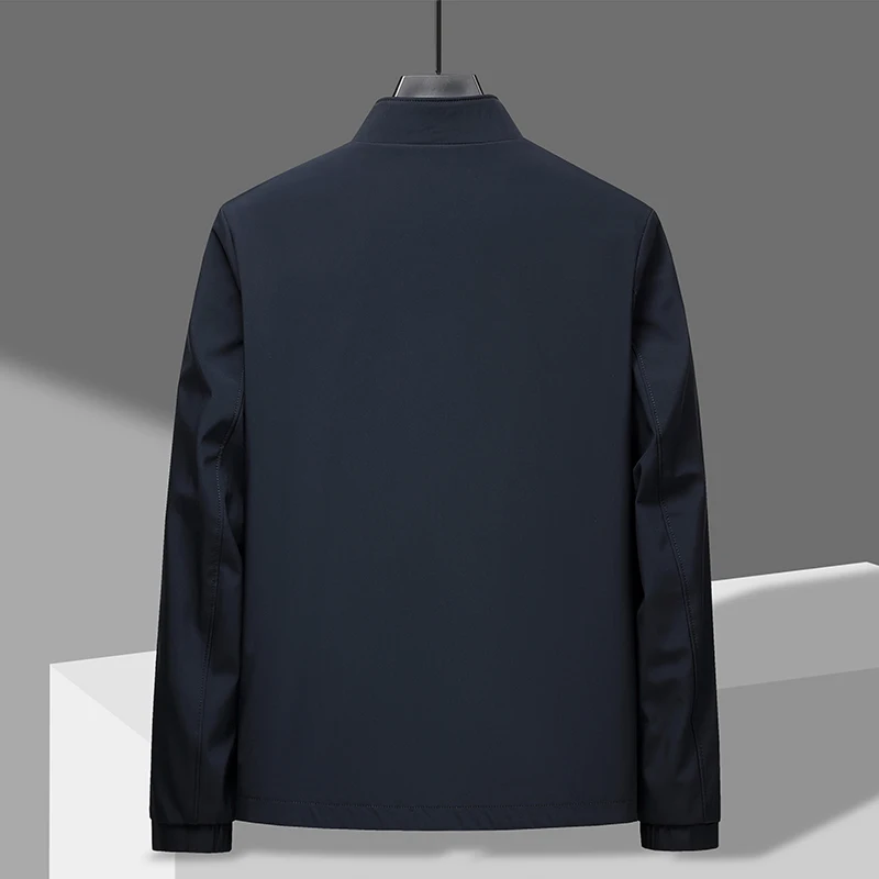 

Повседневная мужская куртка Jaet, осень-зима, новинка, полиэфирное волокно, подставка, длинная длина, дизайн с бейсбольным воротником