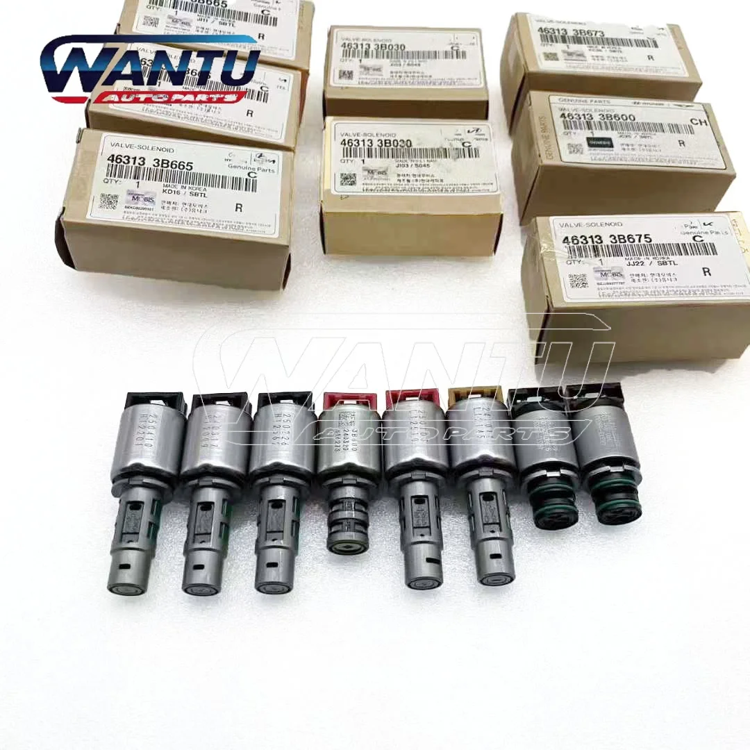 

A6LF1/2/3 A6MF1 A6MF2 6-speed solenoid valve kit 8-piece set Suitable for Hyundai Kia Chevrolet Ix35 I30