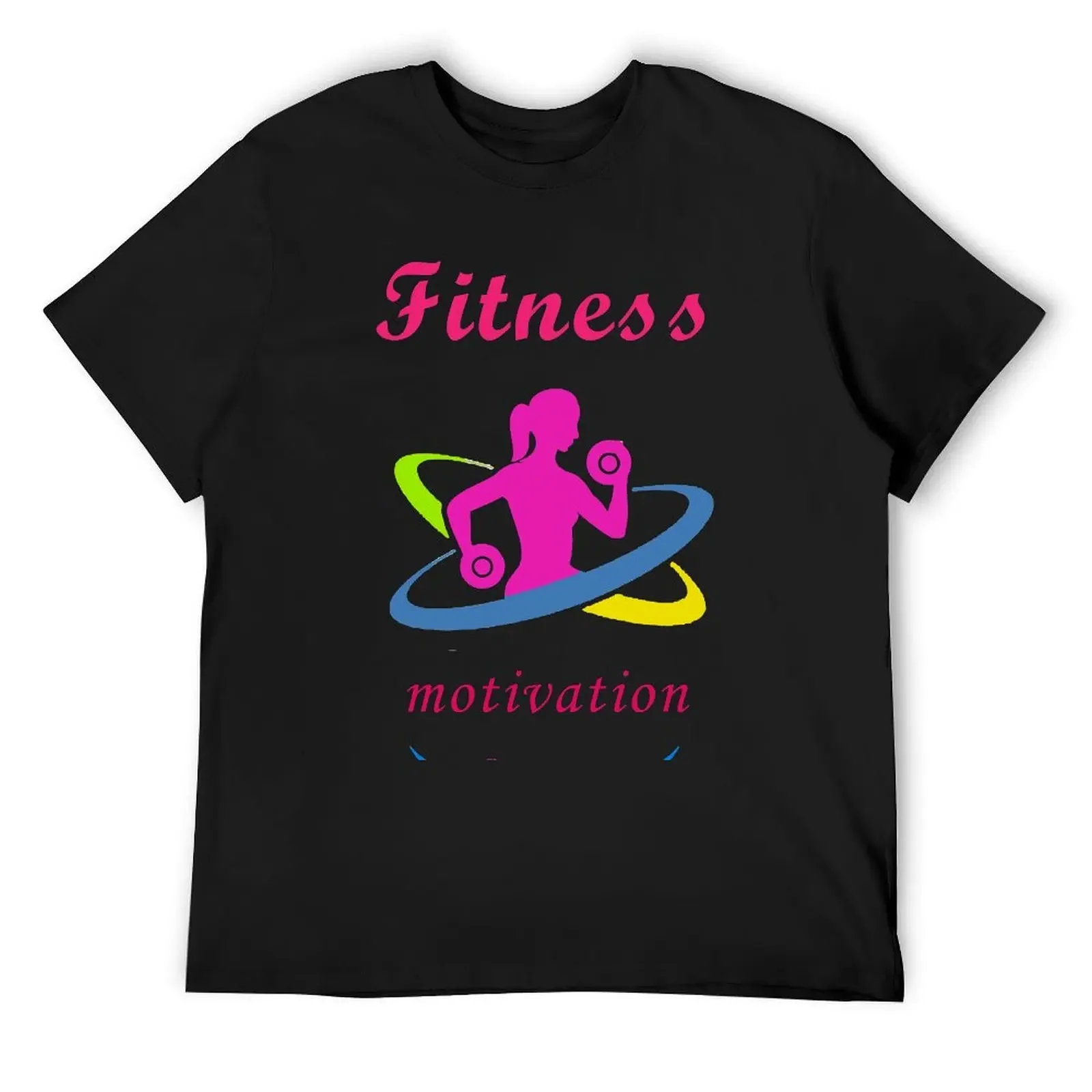 Fitness motivation T-Shirt vintage graphic tee customs cotton t shirt men