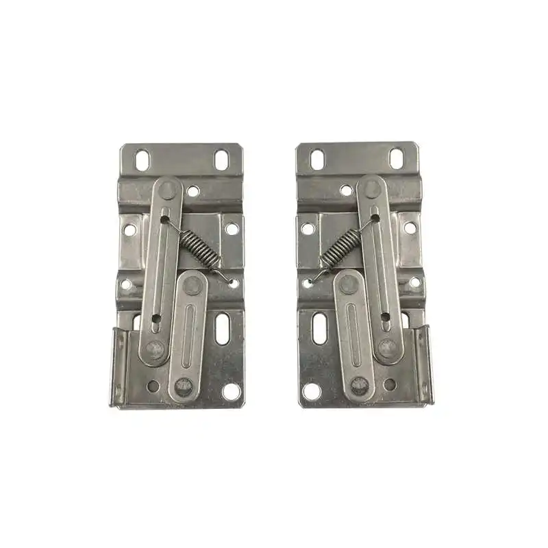 1 Pair 45 Degree Flip Down Door Spring Hinge Flip Bucket Cabinet Sink Cabinet Storage Cabinet Furniture Cabinet Door Connector