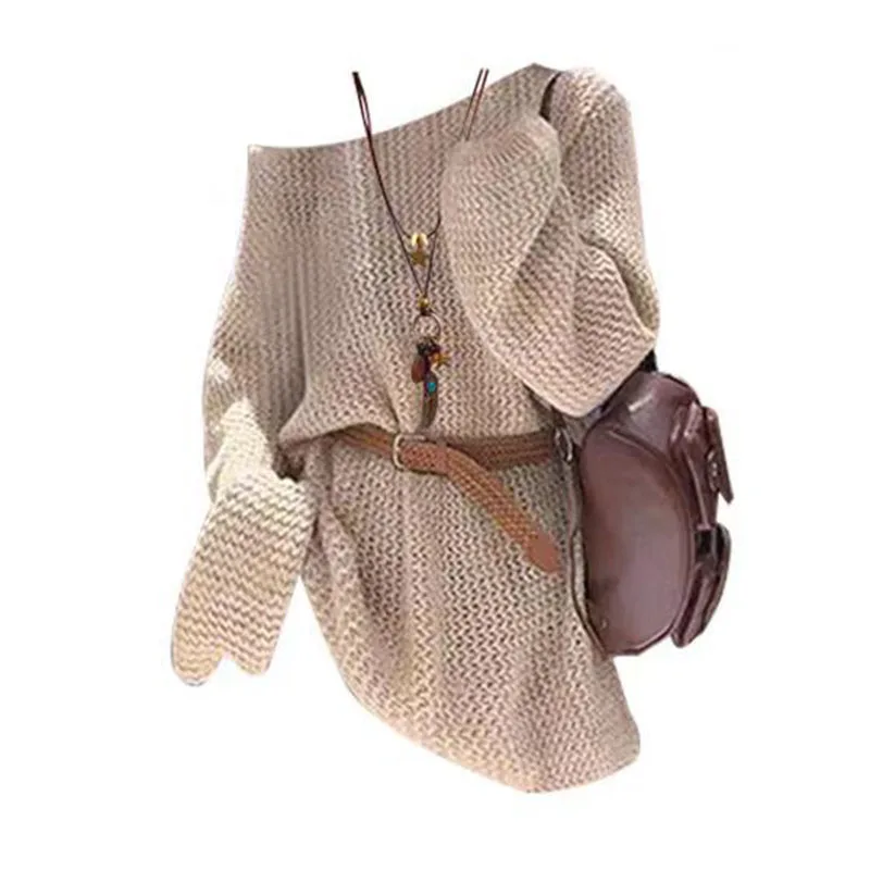 Top de malha retrô preguiçoso combinado com saia de couro de cintura alta conjunto de duas peças para outono e inverno 2025 baddie conjunto de 2 peças