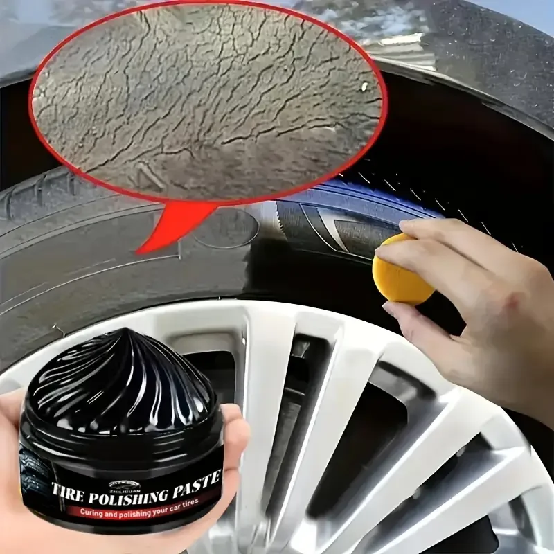 ZHILIGUAN Tire Polish - General Motors Tire and Plastic Repairer, Car Interior and Panel Renewal Wax Coating, Tire Gloss